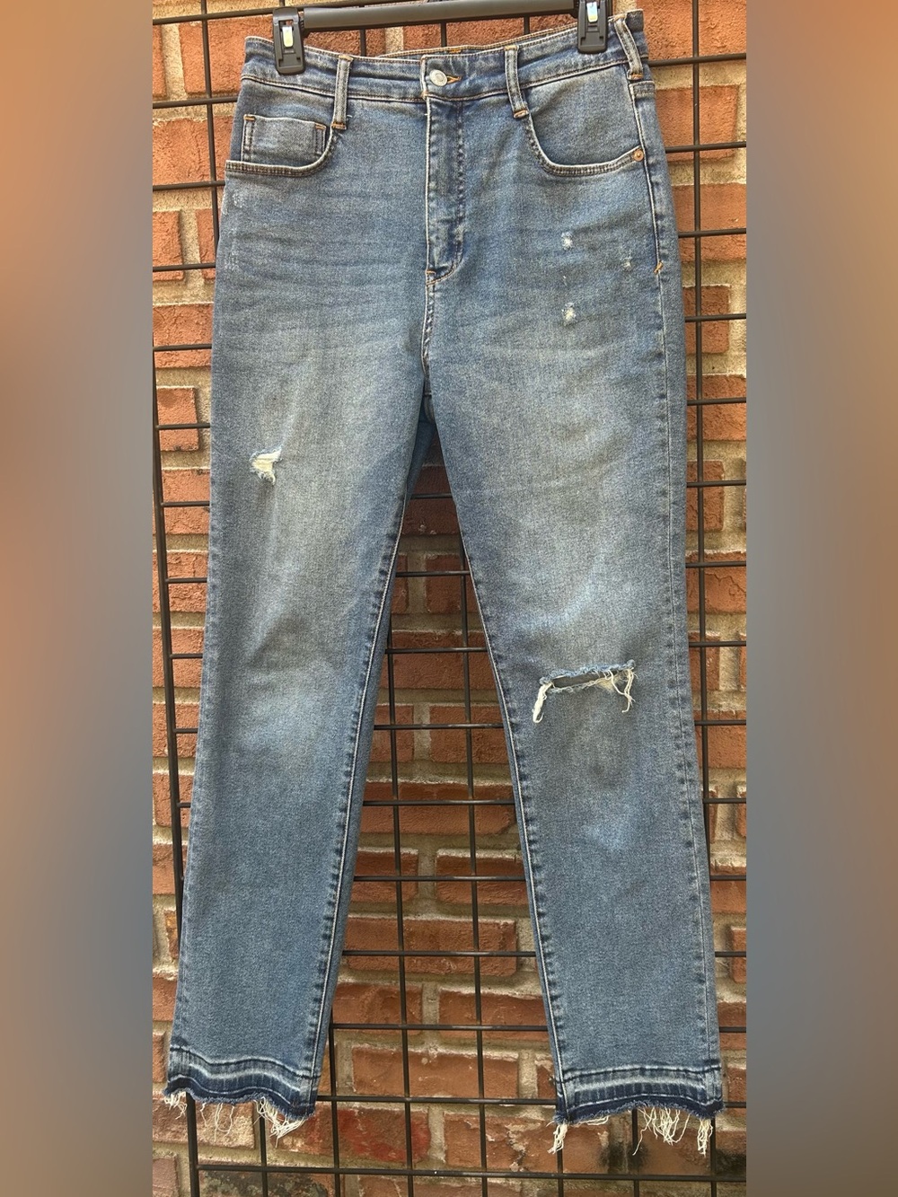 Anthropologie Pilcro Distressed Blue Jeans